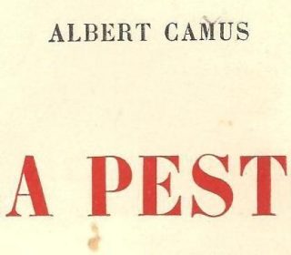 Boekomslag van La Peste van Albert Camus